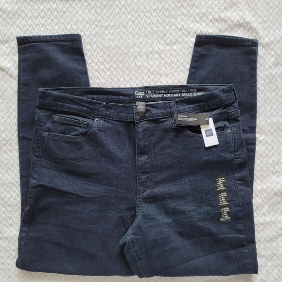 GAP TRUE SKINNY SUPER HIGH RISE JEANS - Picture 9 of 9